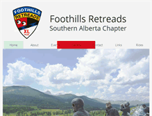 Tablet Screenshot of foothills-retreads.com